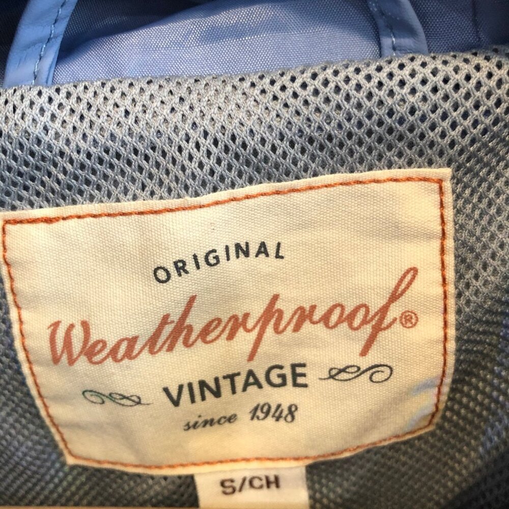 NWT Weatherproof Vintage Women's Rain Jacket, Riverside Blue Print Size Small - Picture 6 of 11